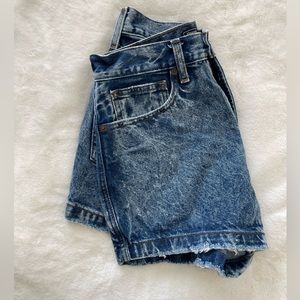 Abercrombie Ultra High Rise Denim Shorts